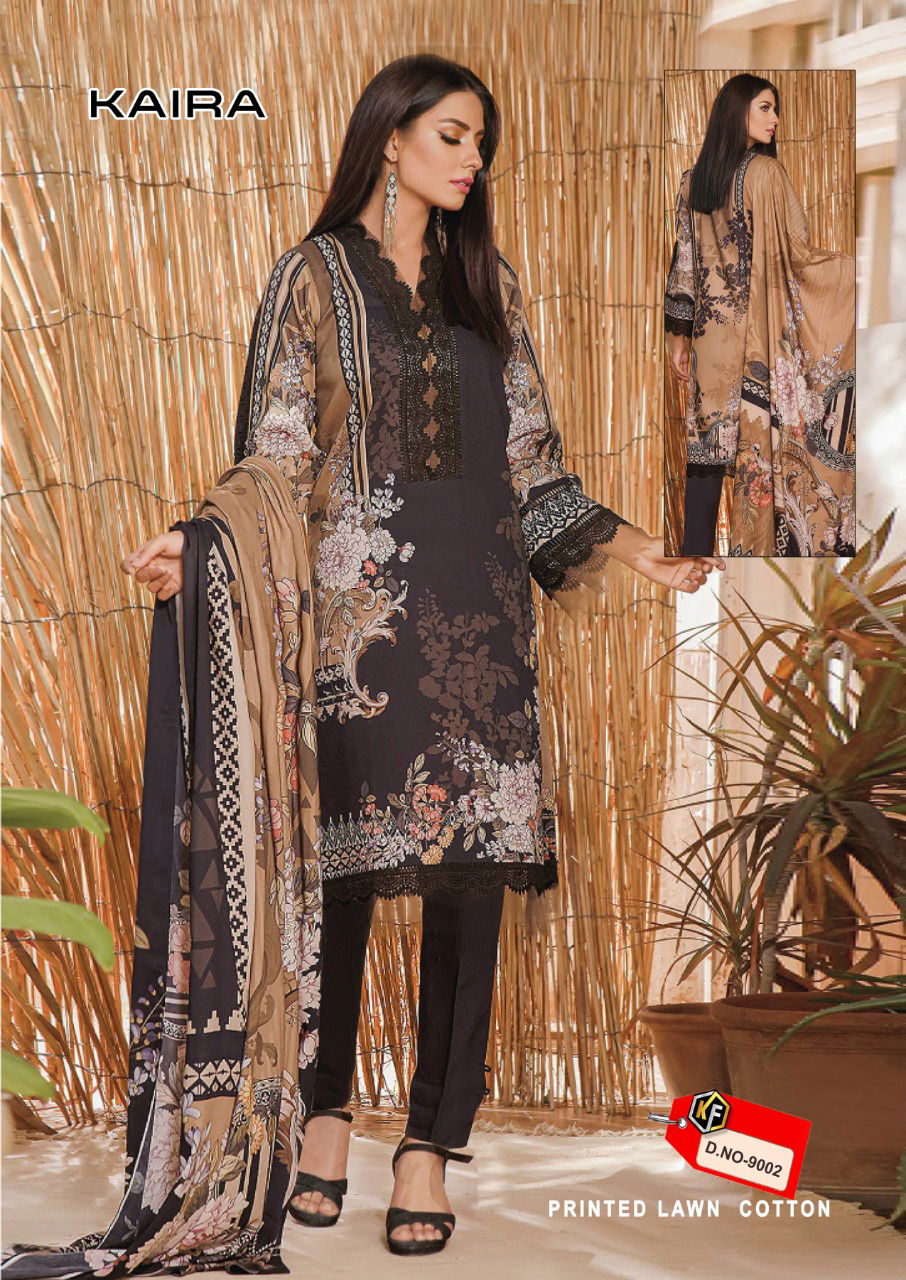  KAIRA 9 Heavy Law Printed Casual Wear Designer Karachi Dress Material Collection